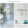 LPOLER Stainless Steel Squeegee for Shower Doors, All-Purpose Shower Squeegee