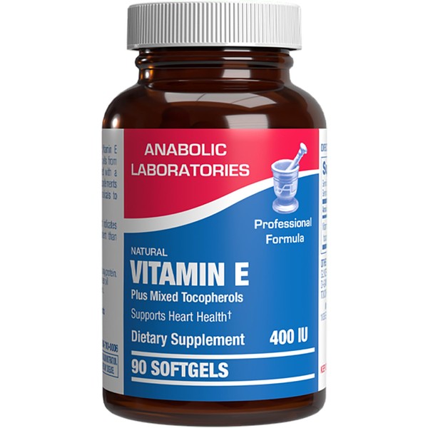 Vitamin E 400 IU Softgels - Clinical Formula Natural Vitamin
