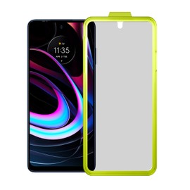 Fortress Tempered Glass Screen Protector for Moto Edge 5G 2021 with Installation Tool - Bubble-Free, Scratch Resistant, Ultra Thin, Impact Protection [Lifetime Replacements]