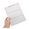 GRIRIW Message Board Sticker Calendar Magnetic Writing Board Note-Taking Reminder