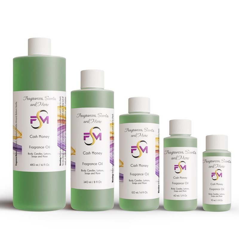 Cash Money Fragrance Oil - 4 Fl Oz Plastic Bottle