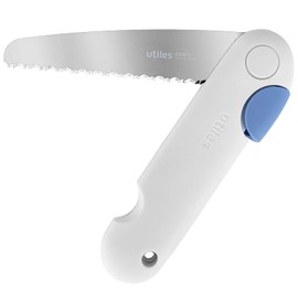 KSK utiles petit saw PT-C Pocket Size Folding Handy Saw Stylish Saw Cardboard Styrofoam Insulation Made in Japan Ice Blue Craft