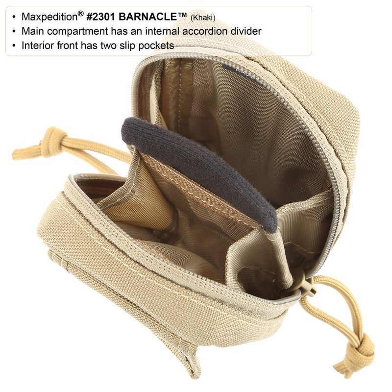 Maxpedition Barnacle Compact Utility Pouch (Black)