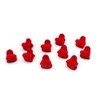 HOT & SATTION 30pcs Red Velvet Mini Hair Claw Clips