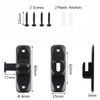 Barn Door Lock Hardware, 90 Degree Right Angle Gate Latches