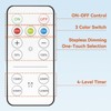 Neporal MagicGlow Rechargeable Light Bulbs with Remote, 3 Colors Shift