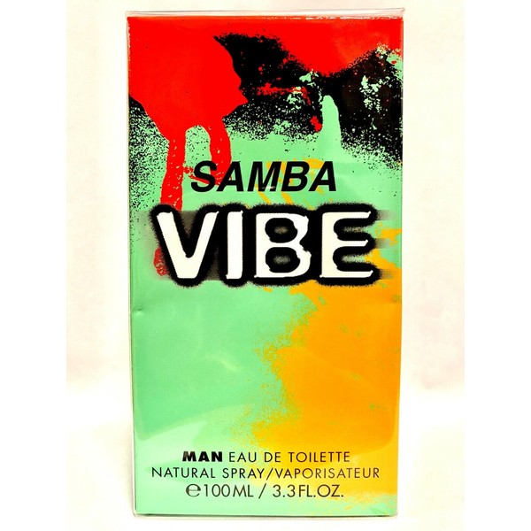 SAMBA VIBE BY PERFUMERS WORKSHOP | EDT 3.3OZ. | NEW SEALED