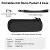 YINGSHIJIANG Portable Case for DJI Pocket 3 Camera, Threaded Handle