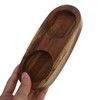 DECHOUS Salt and Pepper Mill Tray Wood Salt and Pepper