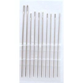 TSL 10 Long Darners, Metal, Silver, 10.5 x 5 x 0.5 cm