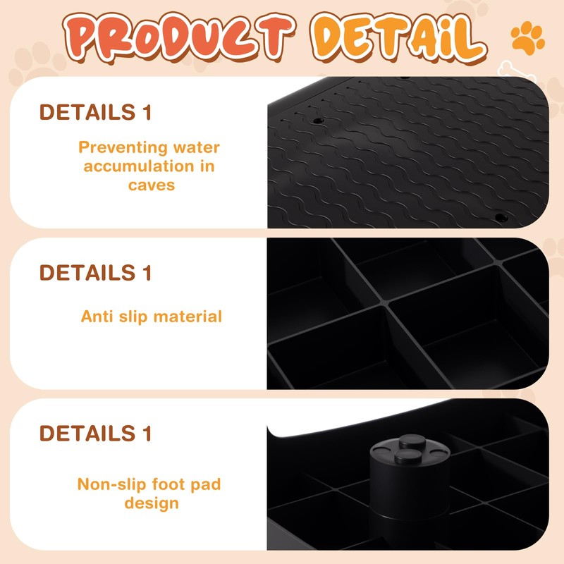 Chunful 2 Pcs Dog Training Platform Dog Place Board with
