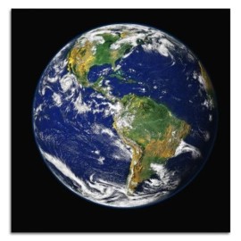 AK Wall Art Planet Earth Vinyl Sticker - SELECT SIZE - (A) X-Small: 2"