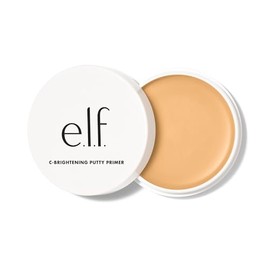 e.l.f Cosmetics C-Bright Putty Primer, prebase de maquillaje para iluminar y unificar el tono de la piel, maquillaje de agarre, enriquecido con vitami