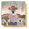 La La Land Greeting Card Cowboy Koala Mum