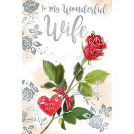 Wonderful WIFE Birthday card Aura Range