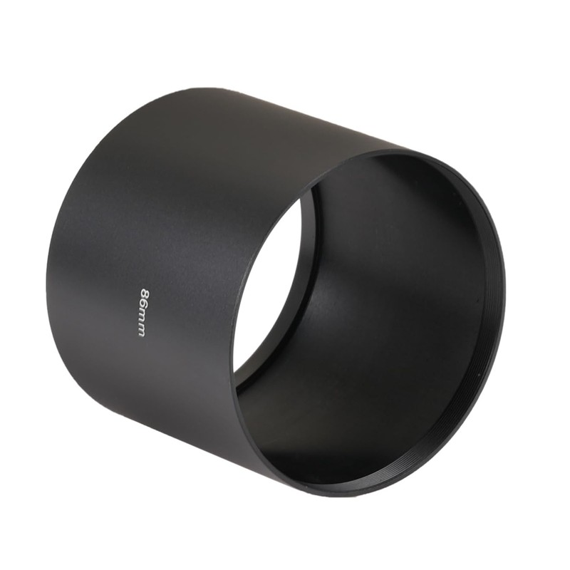 FocusFoto 86mm Long Metal Telephoto Tele Lens Hood Shade