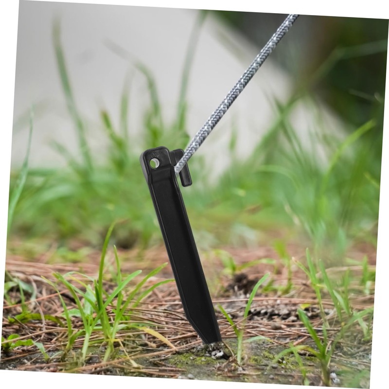 ABOOFAN 50pcs Heavy Duty Plastic Tent Stakes Windproof Ground Pegs