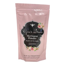 Genie's Dream Polvo de merengue premium, bolsa de 16 onzas