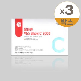 ALLBARUN Correct Max Vitamin C 3000 3g x 90 packs 3 / ALLBARUN 올바른 맥스 비타민C 3000 3g x 90포 3개