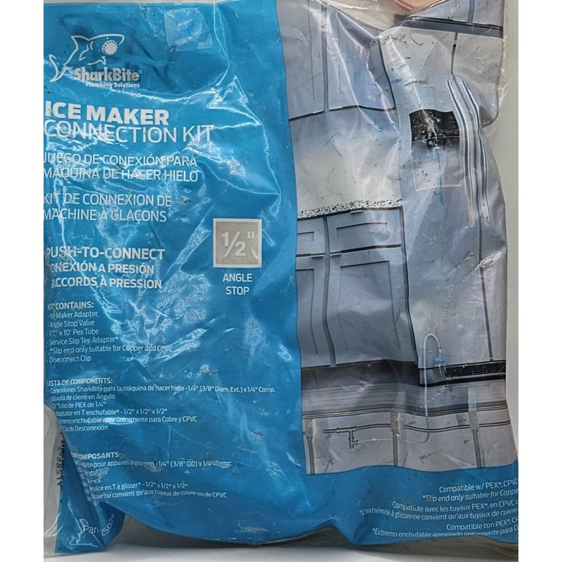 SharkBite Ice Maker Connection Kit Sharkbite 25024 Compatible With PEX