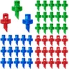 RONYOUNG 210PCS 90/180/360 Degree Polyethylene (PE) Micro Sprayer Refraction Automizing