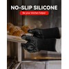 IGNISGUARD BBQ Grill Gloves, Oven Gloves, 1472°F Silicone Oven Mitts