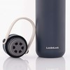 LocknLock Metro Bottle Double-Wall Insulated Stainless Steel with Silicone Handle,