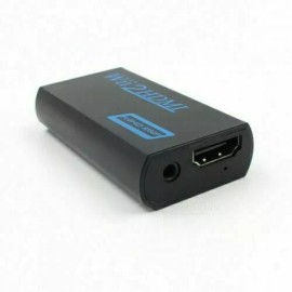 Unbranded Portable Wii to HDMI Wii2HDMI Full HD Converter Audio Output Adapter TV Black
