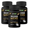 Pack 3 Vigomax Mens Multivit Testo, Maca Arginina 60 Caps Sabor Sin Sabor