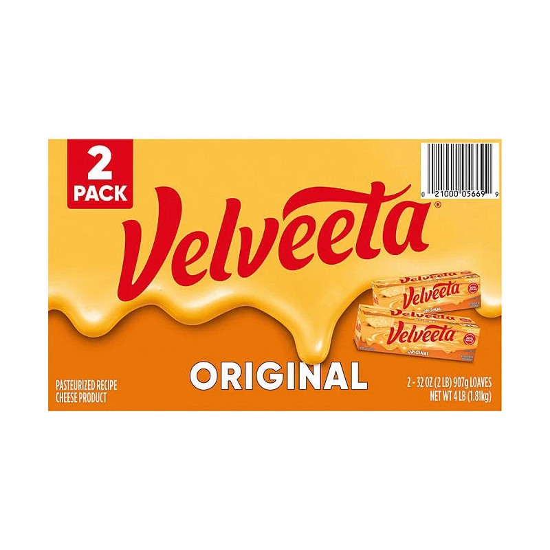 Velveeta Original Pasteurized Cheese Loaf (32 oz., 2 pk.) Great