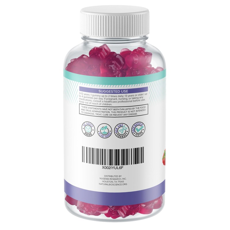Natural BioScience Magnesium Citrate Gummies | 180 Magnesium Supplements -