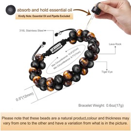 murtoo Bead Chakra Bracelets for Men and Women, Double-layered Healing Yoga Crystals Beaded Bracelet, Natural Stone Mens Bracelet for Meditation, Relax Anxiety