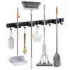 JAMEND CLXP Broom Hanger and Mop Holder, Heavy Duty Garden