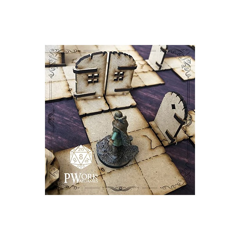 Pwork Wargames The Dungeon - 3D Tactical Maps RPG Fantasy