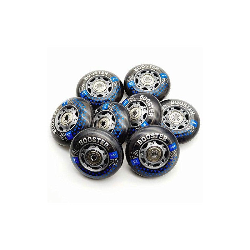 K2 Booster Skate Wheels 8 Pieces 72 mm/80A + ILQ5