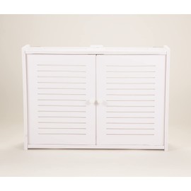 WiFi Storage Box Wall Mount WiFi Router Storage Box Router Modem Wall Mount (Small Shutter)