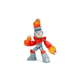 Mega Man 4" Fire Man Action Figure, Toys for Kids and Adults