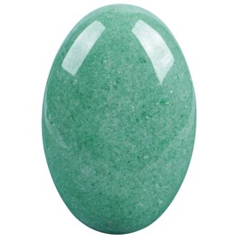 Lovionus89 Green Aventurine Worry Stones, Natural Oval Palm Tree Bag, Healing Crystal, Massage Spa, Energy Stone
