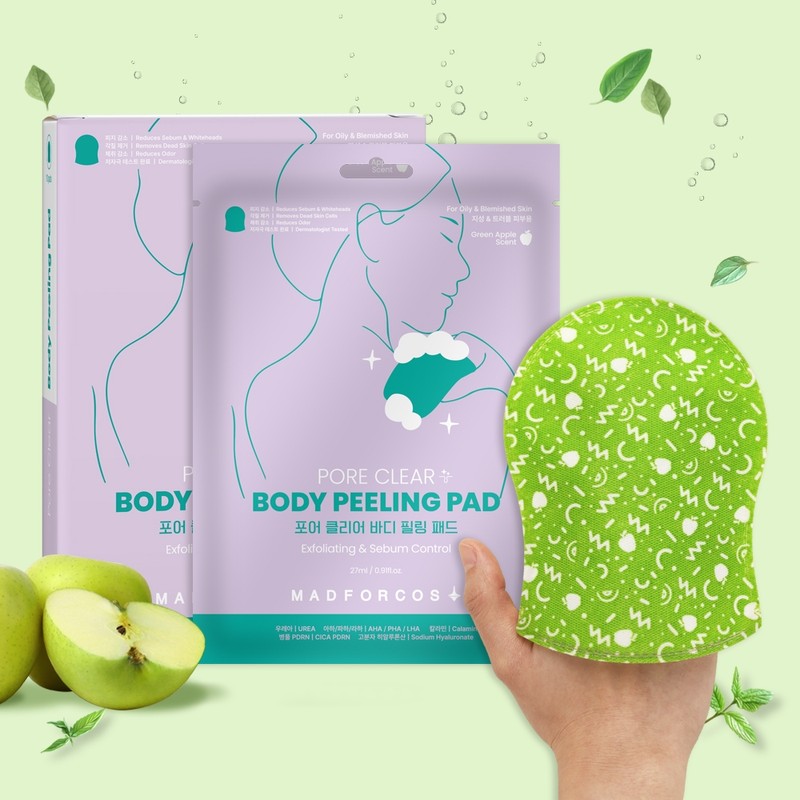 Mad Forcos Body Peeling Pad Exfoliation Scrub Deep Moisture, 27ml,