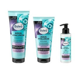 Pack of 3: 1 x Shampoo Aqua Hyaluron, 250 ml, 1 x Conditioner and Conditioner Aqua Hyaluron, 200 ml, 1 x Hair Mask 3-in-1 Aqua Hyaluron, 150 ml