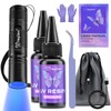 HeyClear UV Resin Kit with Light -Fast Curing, Bonding in