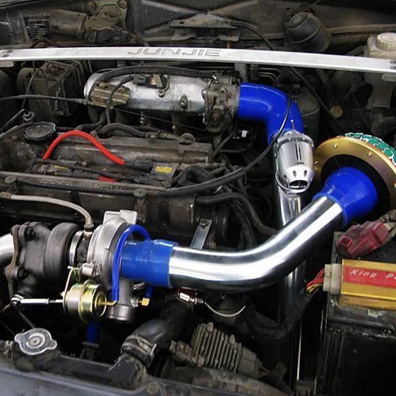 Tucool Racing Silicone 4-Ply Straight Coupler Silicone Hose with T-clamp