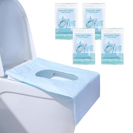 Toilet Cushion, 40 Pieces Toilet Protection On the Go, 40 x 60 cm Toilet Cushion, Disposable, Toilet Protection on the Go Suitable for Home, Travel, Public Toilet