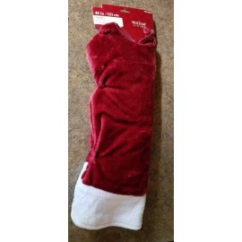 Holiday Living Brand NEW Holiday Living Christmas Tree Skirt Red Velvet with White Trim 48"