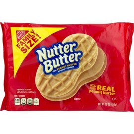 2 pack - Nutter Butter Large Family Size, 16 oz per pack