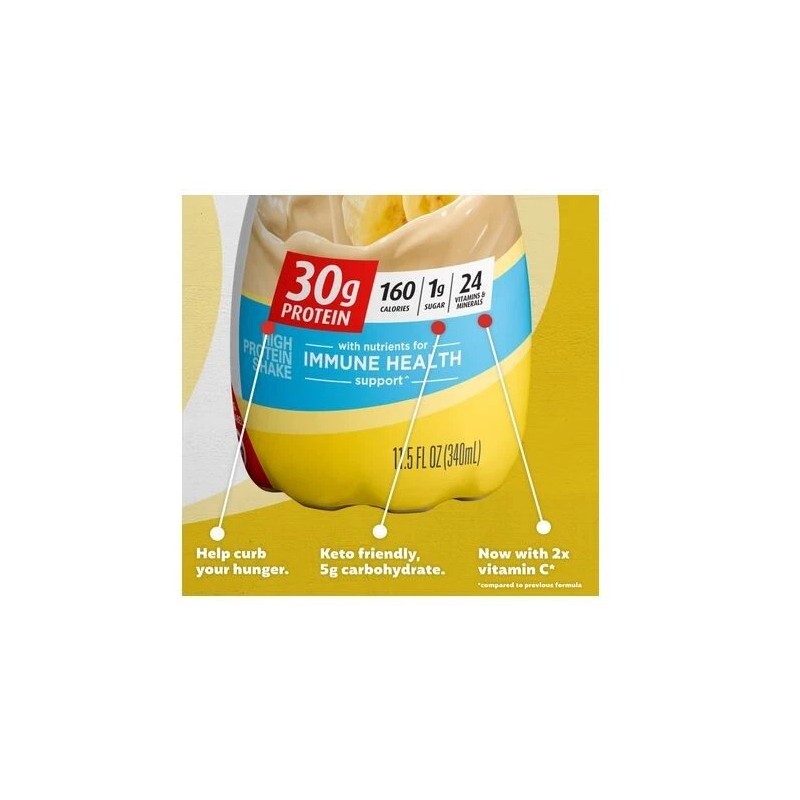 Premier Protein Shake, Bananas & Cream, 30g Protein, 11.5 fl