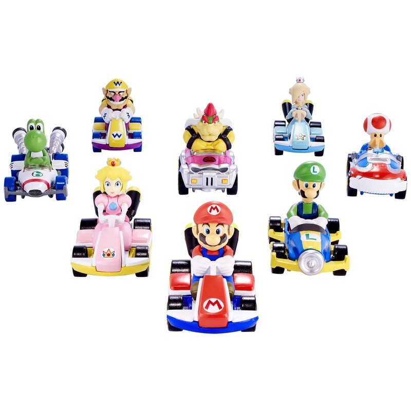Hot Wheels GBG30 Mario Kart 1:64 Die-Cast Toad with Sneeker