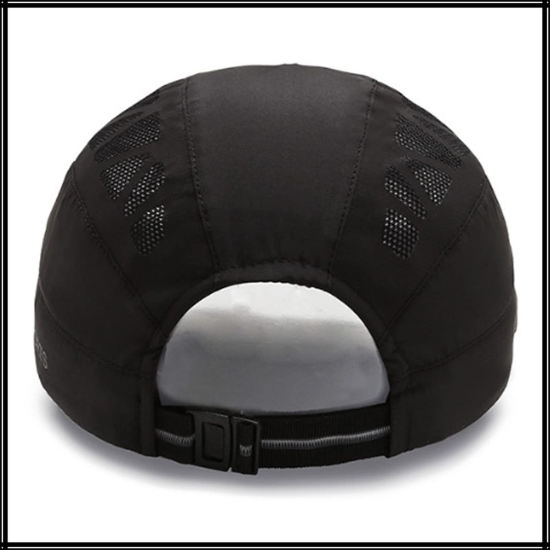 White Fang CA500 Men's Mesh Cap, Logo Hat, Running, Sports,