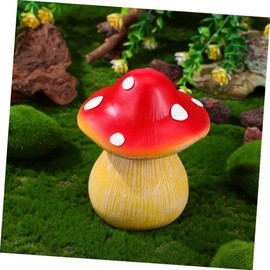 Operitacx Unique Mushroom Statues Garden Decoration Hide a Key Outdoor Key Holder