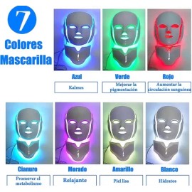 Máscara Led Facial Fotodinamica Terapia De Osmmos                                                                                                     
